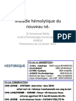 03 - Morbus Haemolyticus Neonatorum - Emmanuel Rigal