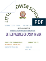 GIDA School Project Determines Casein in Milk Samples