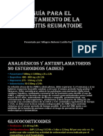 Castillo Pachacute Milagros Guía para El Tratamiento de La Artritis Reumatoide