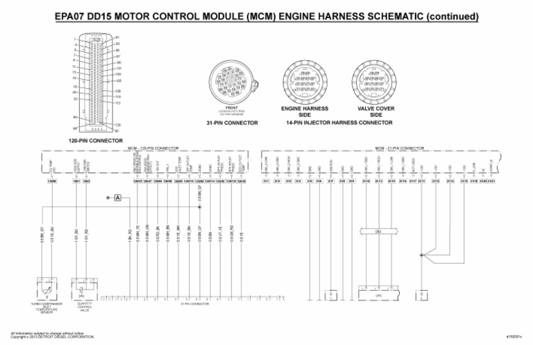 EPA07 DD15 Motor Control Module (MCM) Engine Harness (Page 2) PDF | PDF
