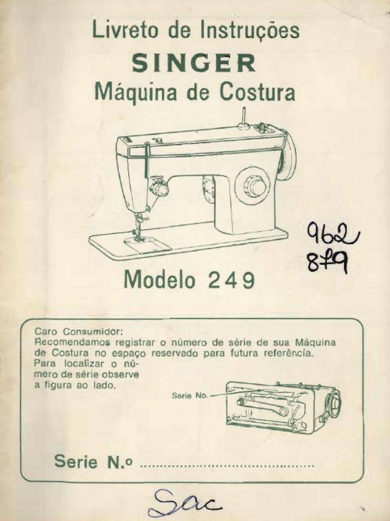 Maquina De Costura Reta Industrial Singer 2491