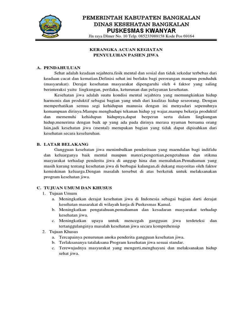 Kak Penyuluhan Jiwa Atau Skrining