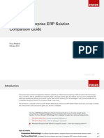 Midmarket /enterprise ERP Solution Comparison Guide: Focus Research February 2010