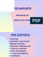 Pipe Supports: Presented by Entech Solutions