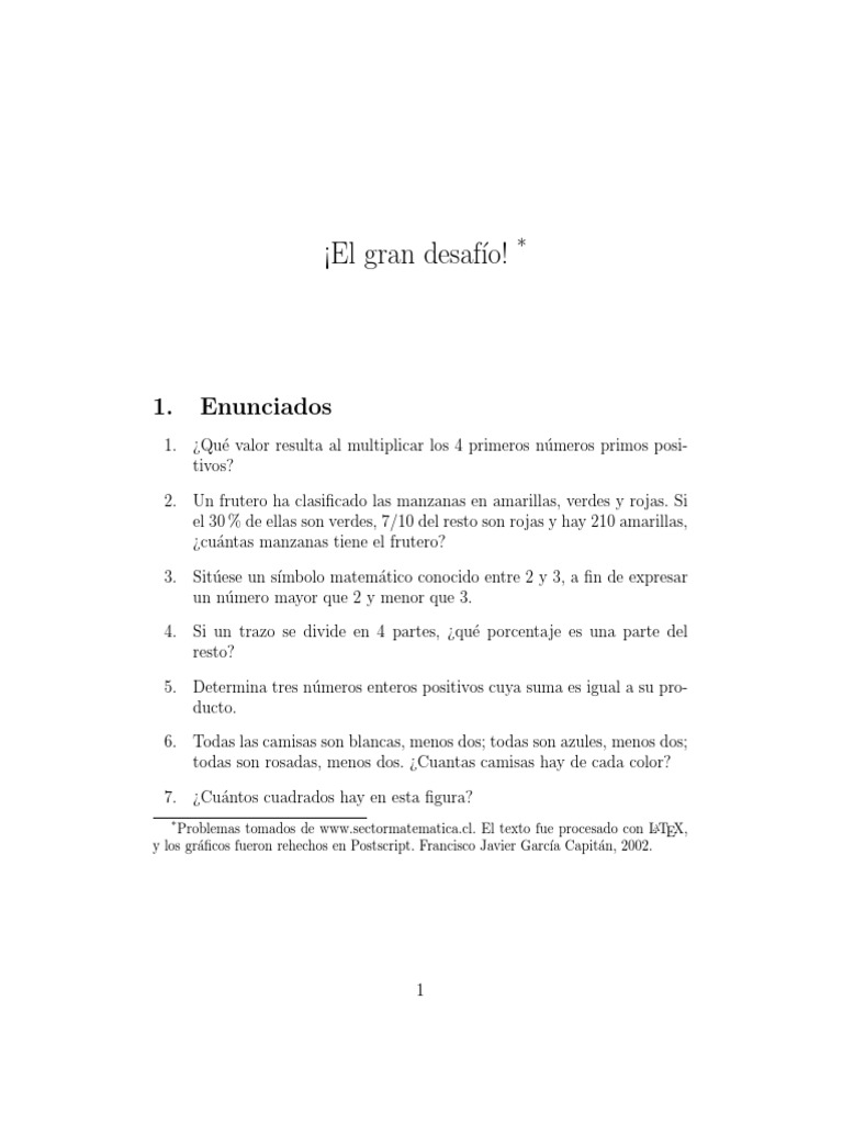 Page From El Gran Desafio PDF