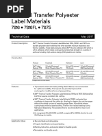 3M Label Material 7871 Data Sheet | PDF | Industrial Processes ...