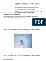 Discuss Chromosome Theory of Inheritance