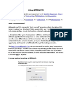Using Gedmatch: Web Site Agreement Privacy Statement Terms of Use Dnagedcom Dnaadoption Gedmatch Dnagedcom Dnaadoption