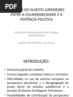 Apresentação - II Encontro de Estudos Foucaultianos