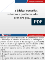 Aula 57 - Álgebra - Equação Do 1º