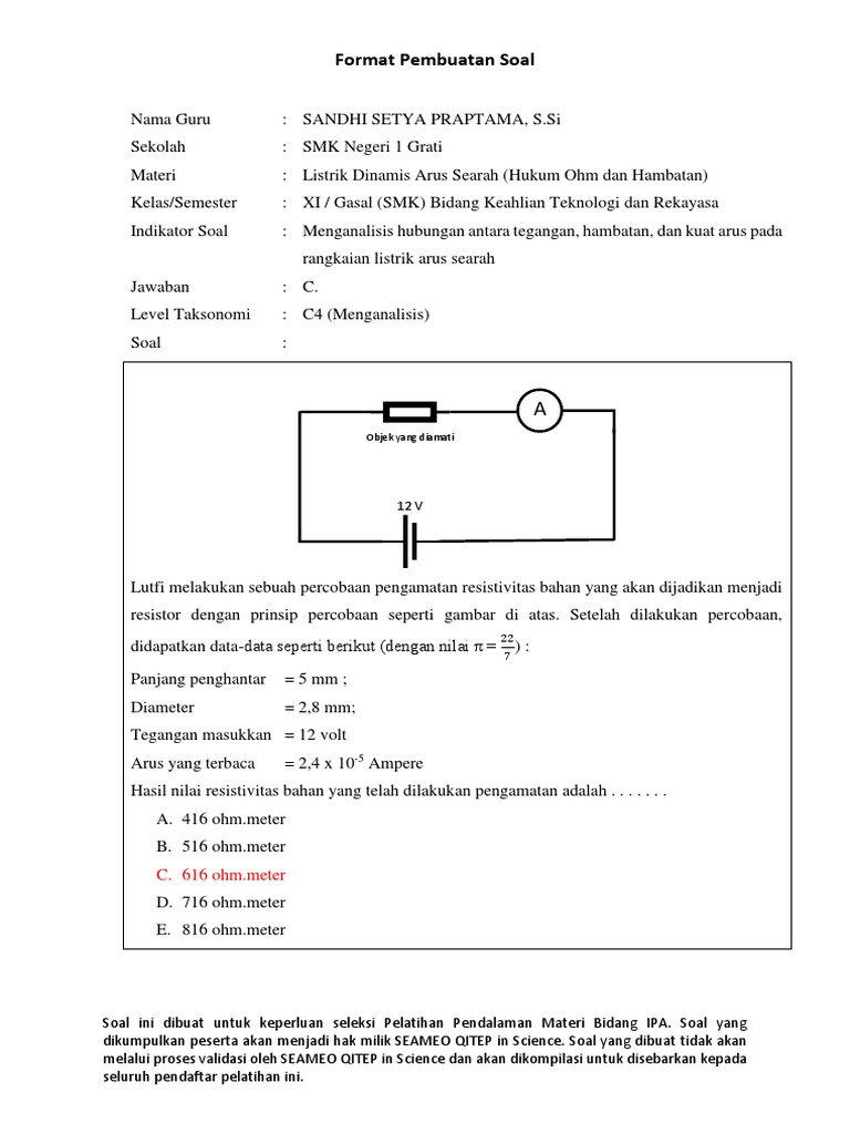 45+ Contoh soal pilihan ganda materi listrik information