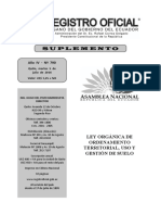 Registro Oficial N° 790 Ley Orgánica de Ordenamiento Territorial, Uso y Gestión de Suelo.pdf