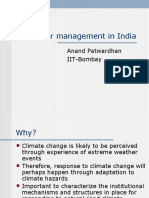 Disaster Management in India: Anand Patwardhan IIT-Bombay