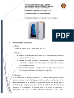Diseño Del Scanner 3d Plx-60 en Autocad 2015