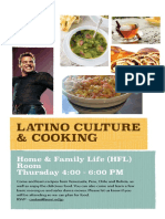 Latino Culture and Cooking Poster