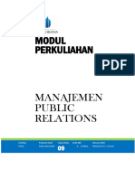 Audit Communication in PR Activities