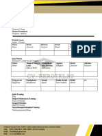 Formulir Pendaftaran Training Berdiklat