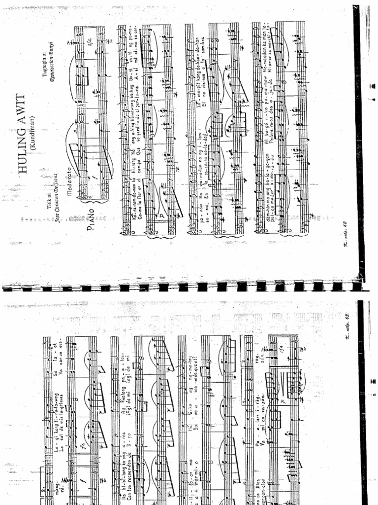 Huling Awit | PDF