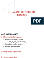 Fluid and Electrolyte Therapy