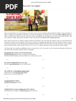 Como Se Diz _Chamar Para Sair_ Em Inglês