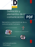 Definición y Elementos de La Comunicación (09012018)