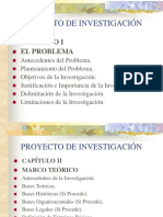 Investigación proyecto estructura proceso