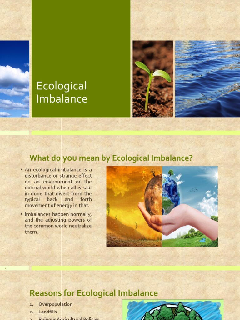 Ecological Imbalance Global Warming Environmental Degradation