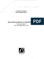 Ficcionalidad y Escritura