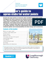 Wedc An Engineer S Guide To Apron Slabs For Water Points 2012