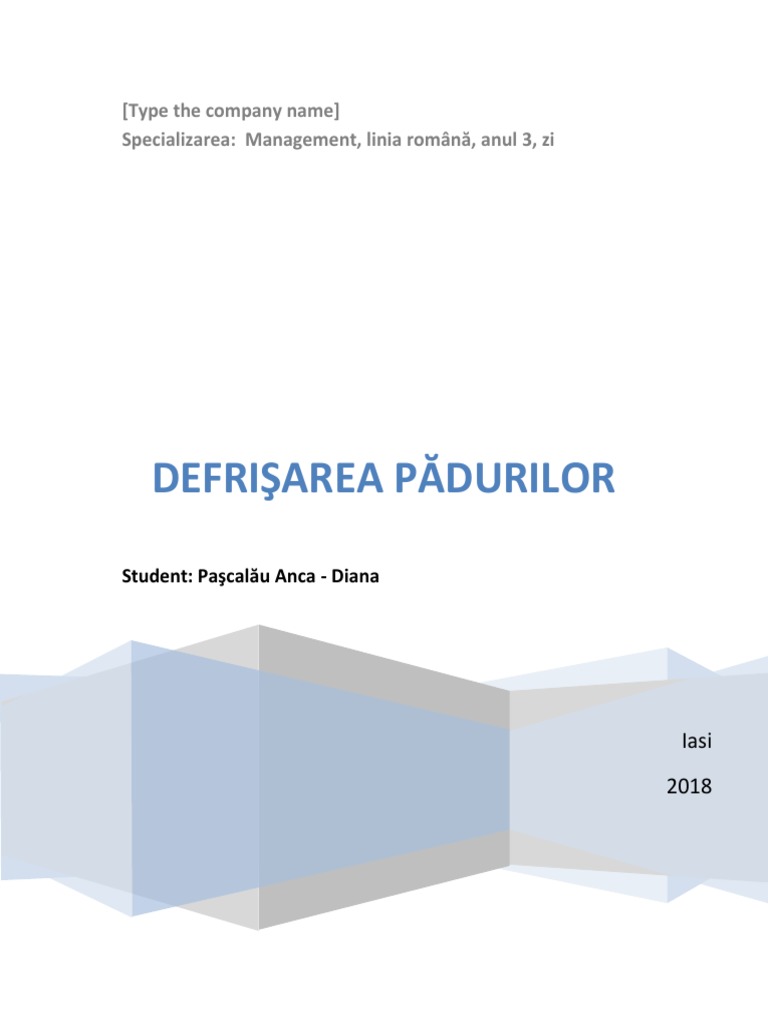 Defrişarea Pădurilor in Romania | PDF