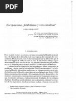 Niiniluoto Escepticismo Falibilismo y Verosimiltud