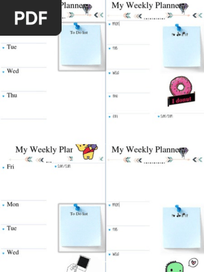 Weekly Planner