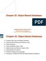 Chapter 22: Object - Based Databases