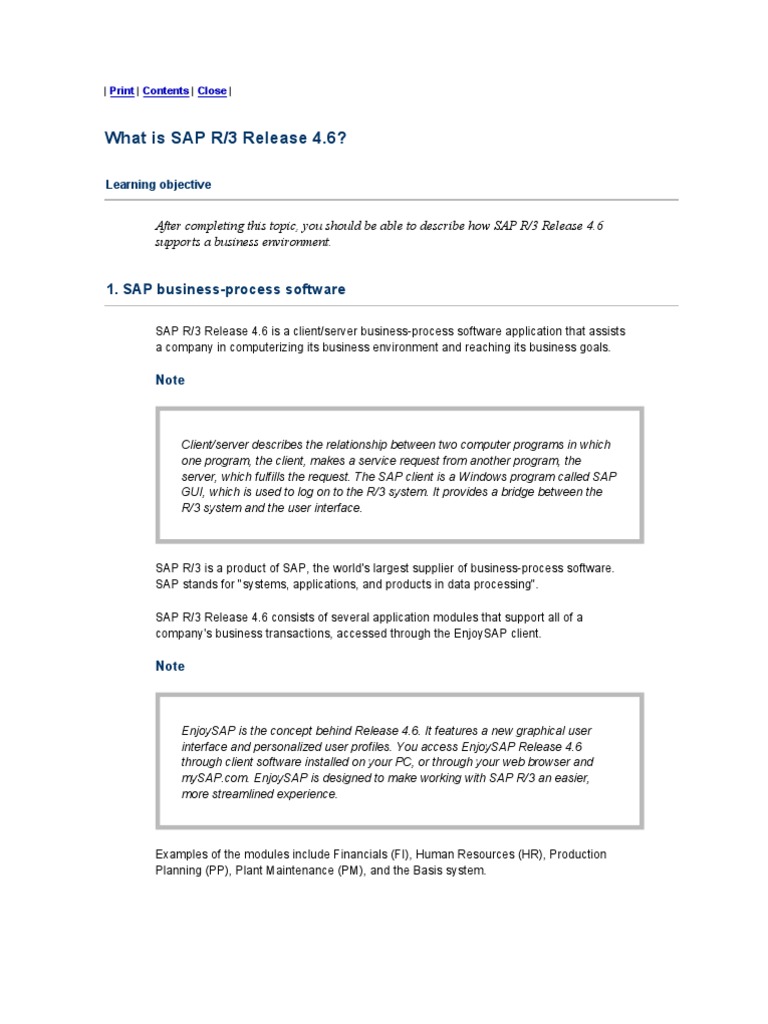 What Is SAP R3 | PDF | Information Technology Management | Information ...