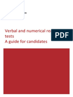 Verbal and Numerical Reasoning Tests A Guide For Candidates