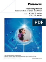 Operating Manual: KX-NCP Series KX-TDE Series