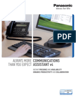 Always More Than You Expect: Communications Assistant V4