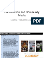 Social Action and Community Media: Existing Product Research