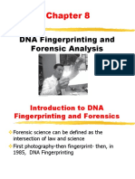 DNA Fingerprinting Forensic Analysis
