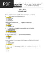 Final Test: Question Sheet