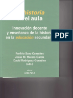 La Historia en El Aula Innovación Docente y Enseñanza de La Historia en La Educación Secundaria PDF
