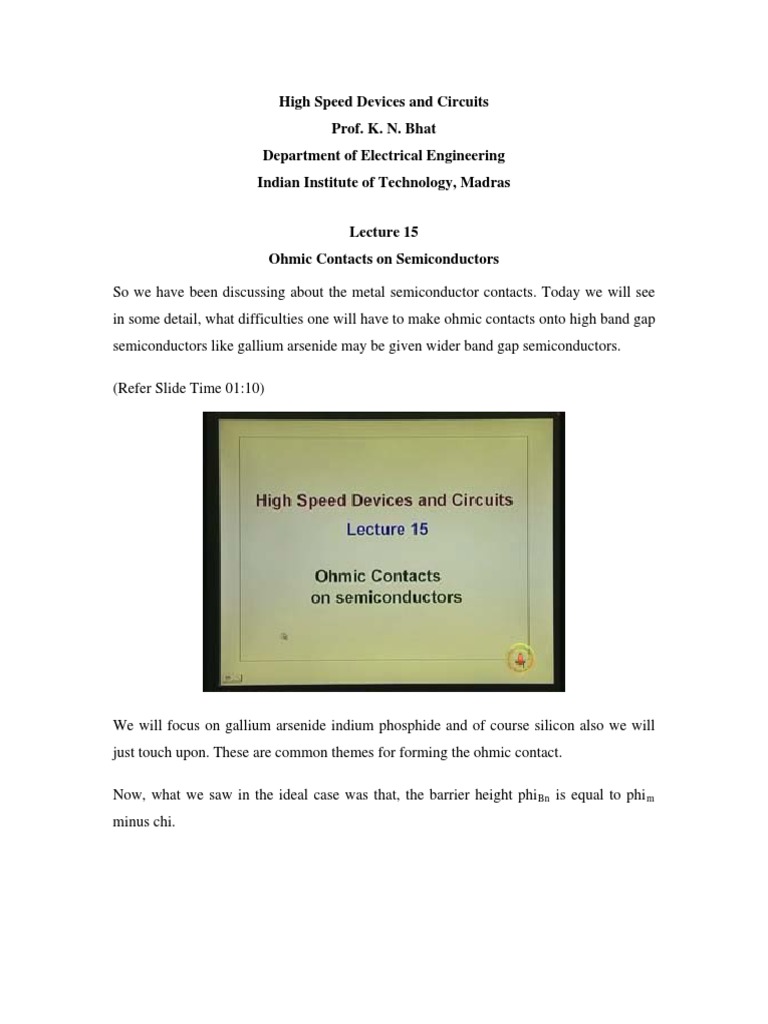 Lec15 Pdf Pdf Doping Semiconductor Electron Hole