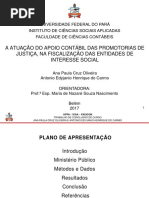 A ATUAÇÃO DO APOIO CONTÁBIL DAS PROMOTORIAS DE JUSTIÇA, NA FISCALIZAÇÃO DAS ENTIDADES DE INTERESSE SOCIAL