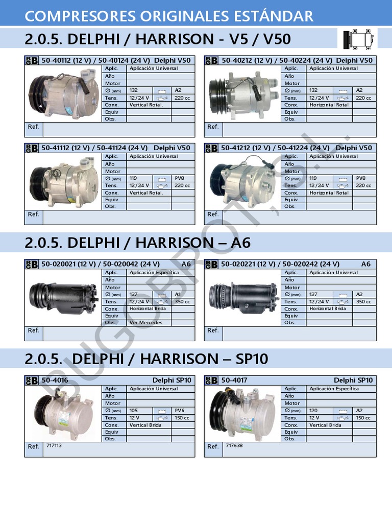 Compresores Delphi 2.0.5 | PDF
