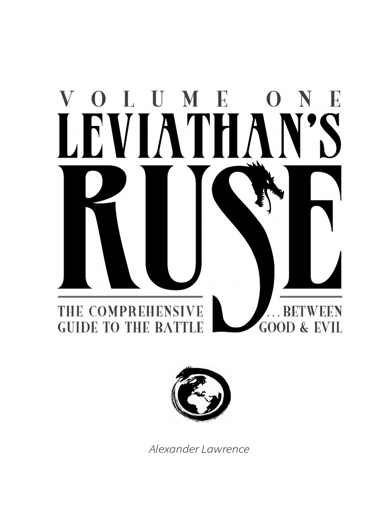 Alexander Lawrence - Leviathan's Ruse, Volume 1 - PDF (TKRG) | PDF | Second  Temple | Jesus