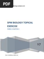 Biology Topical Exercise Form 4 Chapter 2