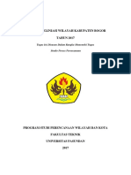 Laporan Deliniasi Wilayah Kabupaten Bogor Tahun 2017