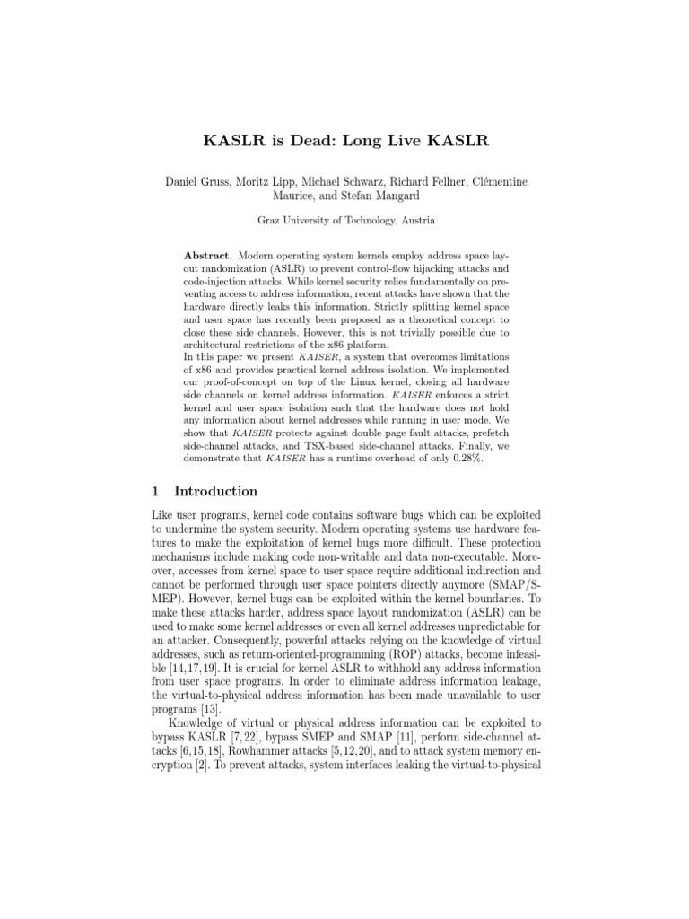 Kaiser PDF | PDF | Cpu Cache | Thread (Computing)