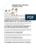 Design Procedures For A Building Foundation (Step by Step)