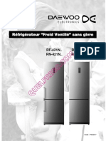 Daewoo RF 422nt Frigo Notice 1666